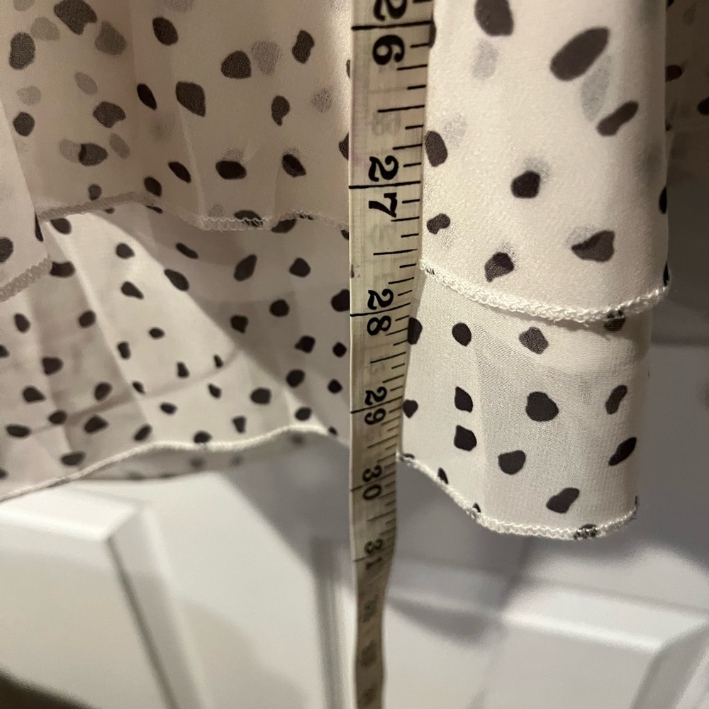 B&W Polka Dot Stylish dress - Picture 4 of 8